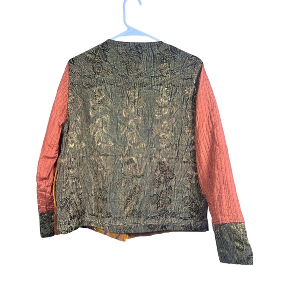 Coldwater Creek Art to Wear Jacket Patchwork Embroidered‎ Unique Statement - Picture 11 of 11